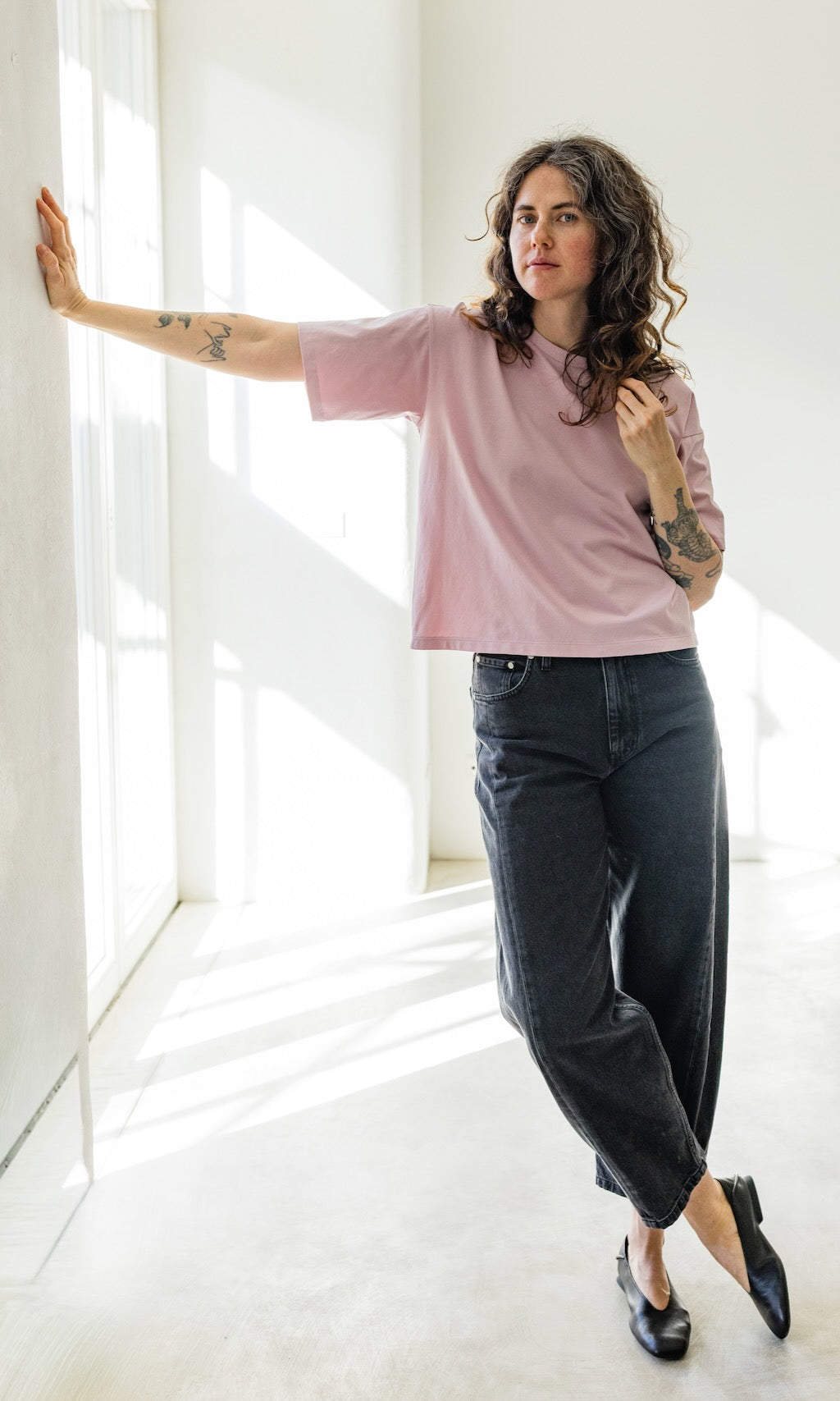 Oversized T-Shirt in Rosé