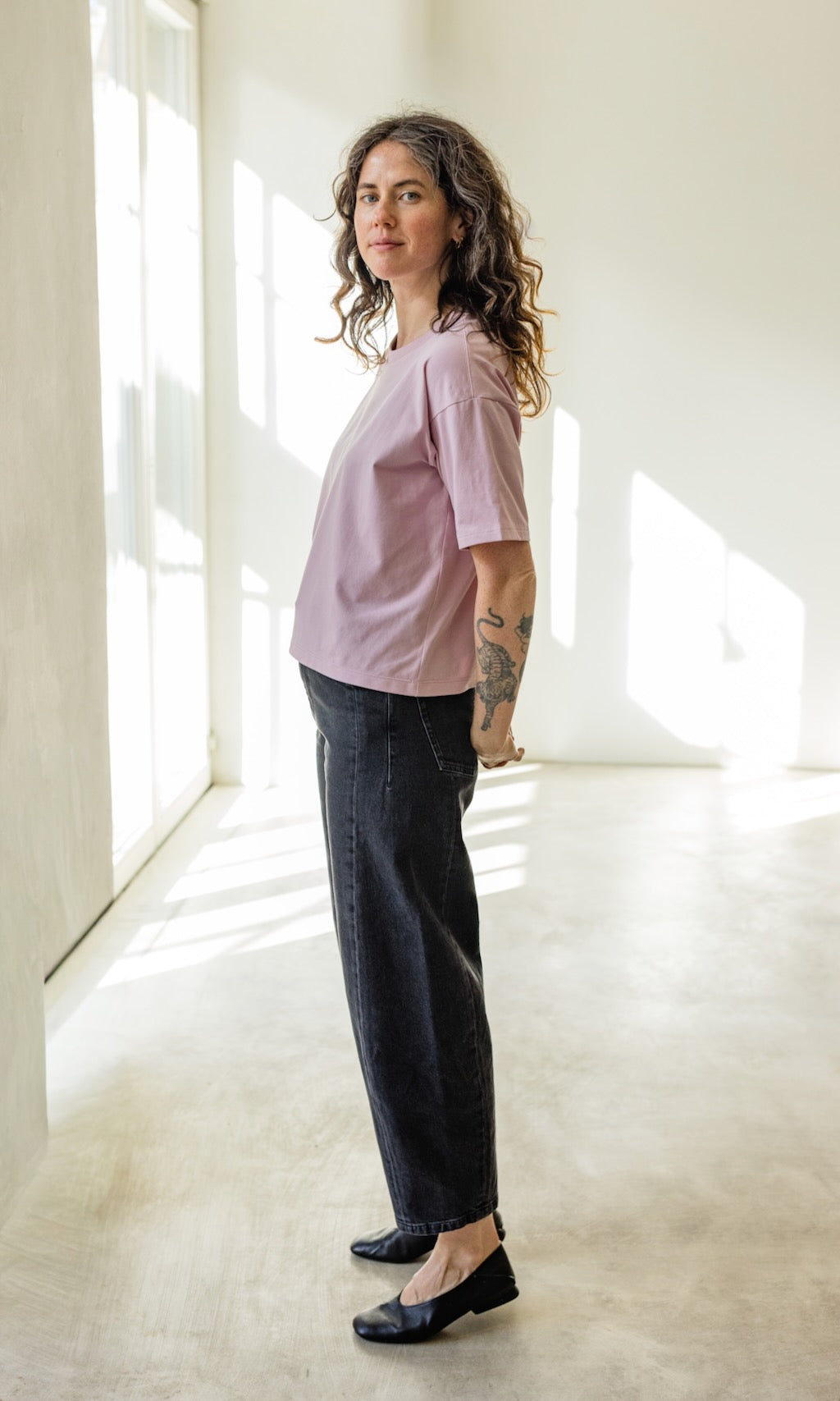 Oversized T-Shirt in Rosé