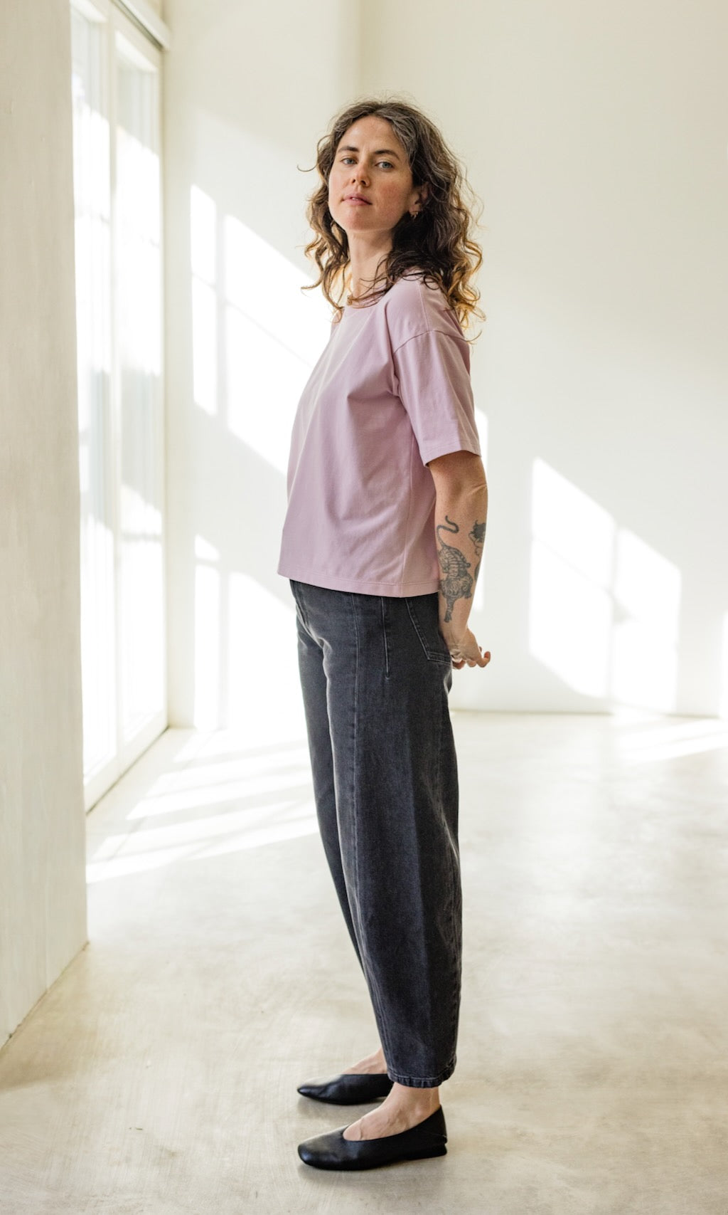 Oversized T-Shirt in Rosé