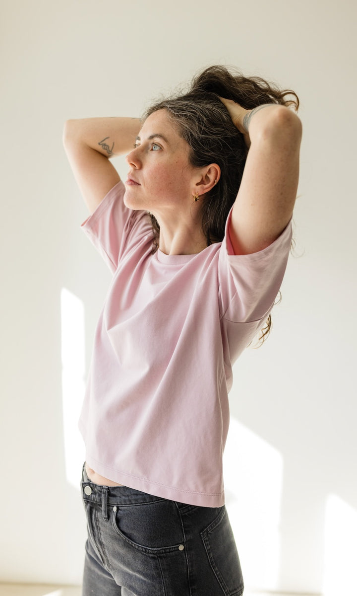 Oversized T-Shirt in Rosé