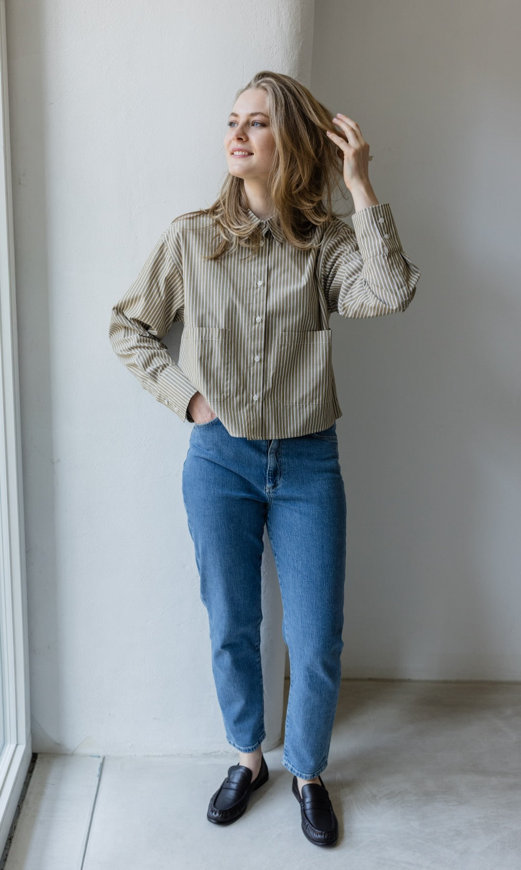 Jeans Mom Fit - abricot coco