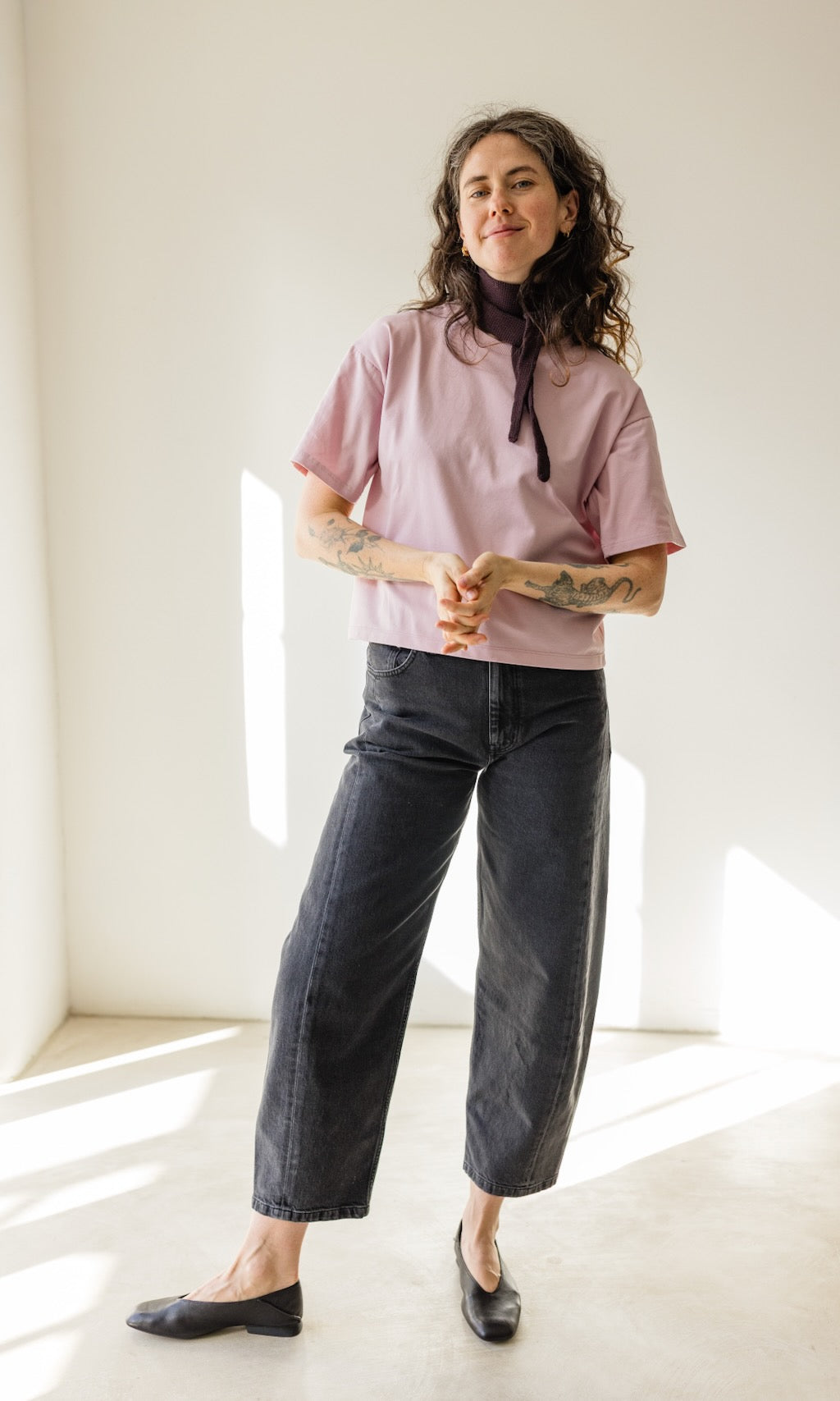 Oversized T-Shirt in Rosé