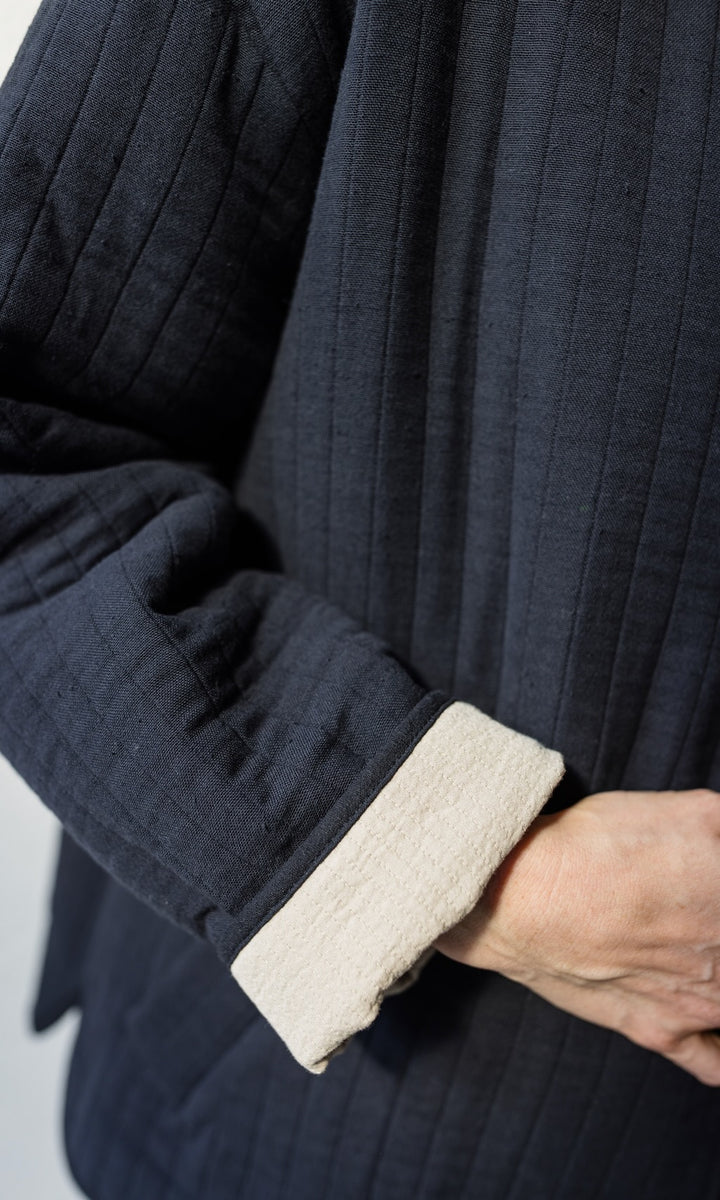 Leichte Oversized Steppjacke Yumiko aus Bio Baumwolle