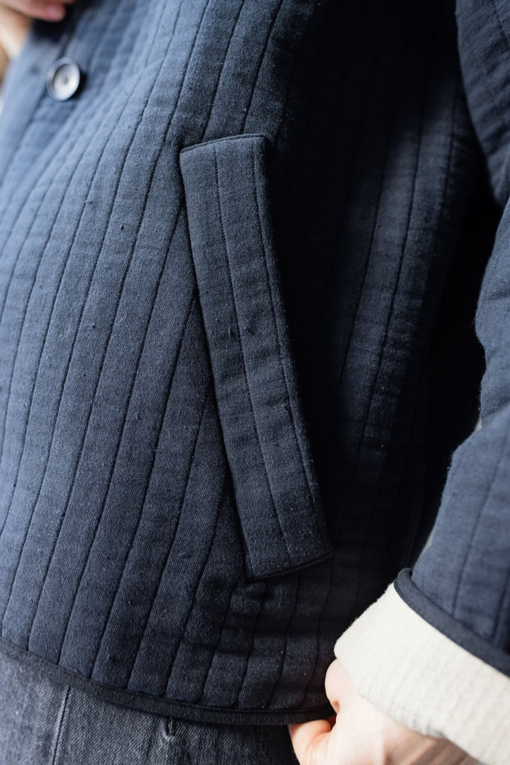 Leichte Oversized Steppjacke Yumiko aus Bio Baumwolle