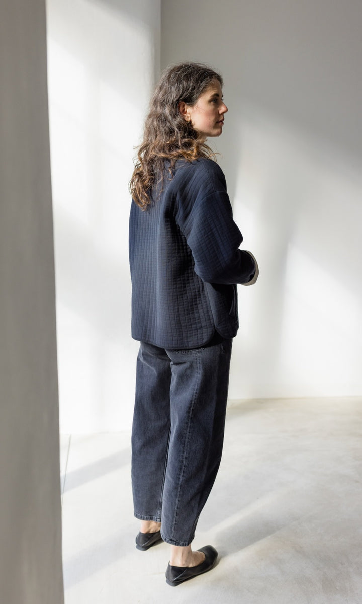 Leichte Oversized Steppjacke Yumiko aus Bio Baumwolle