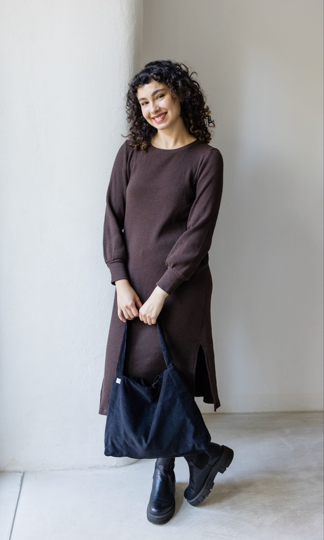 Langes Strickkleid Jules