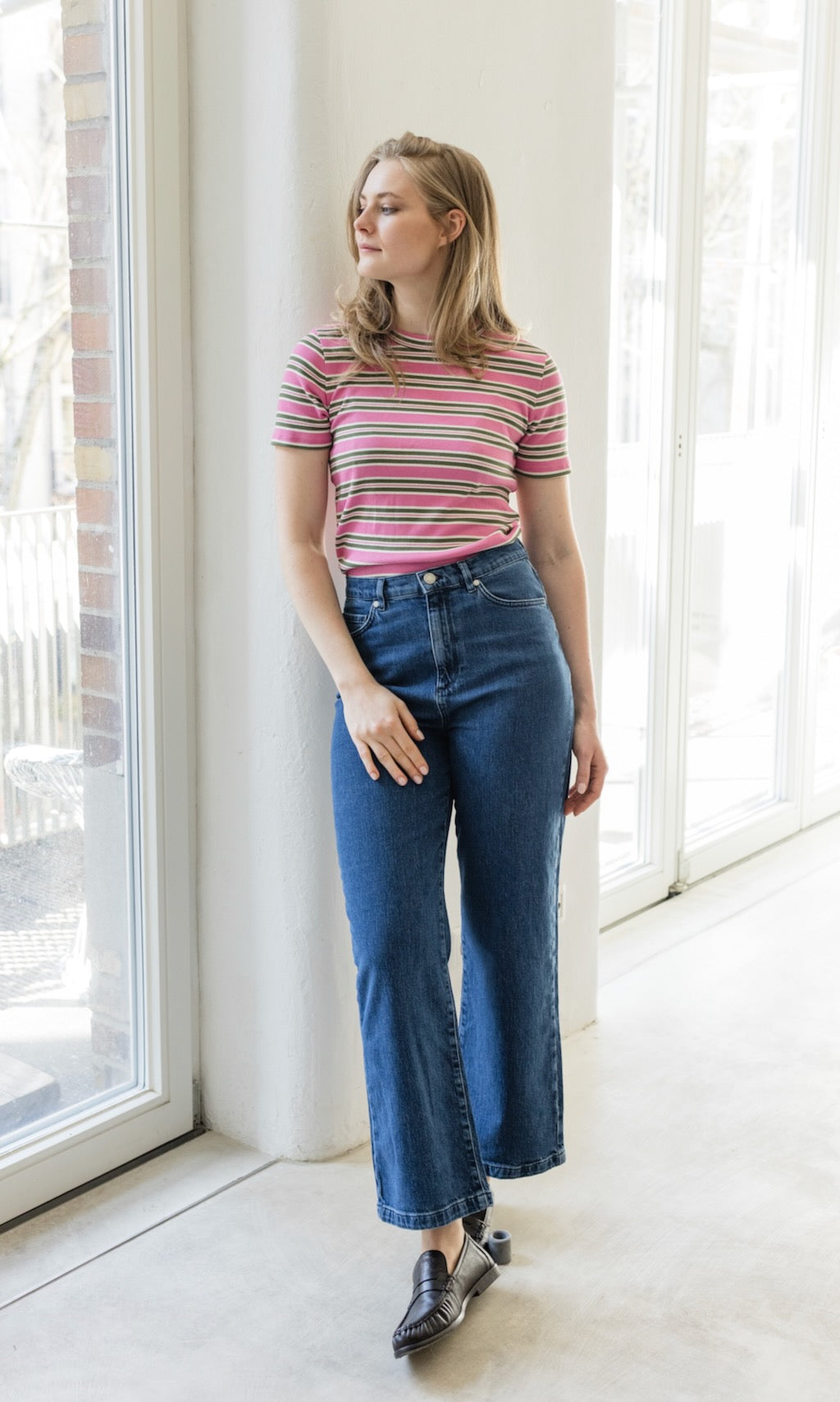 Jeans French Fit - abricot coco