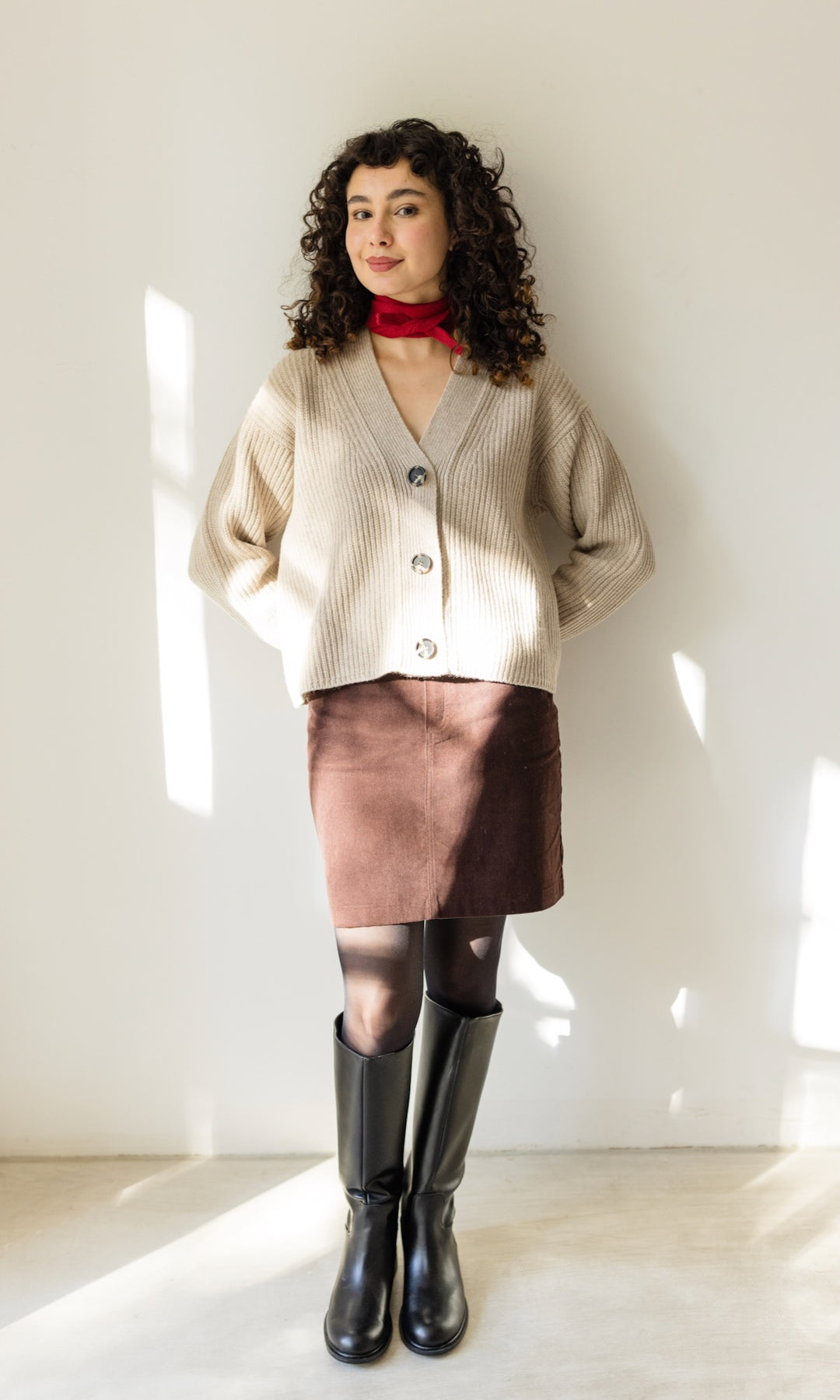 Cardigan (Merinowolle-Kaschmir)