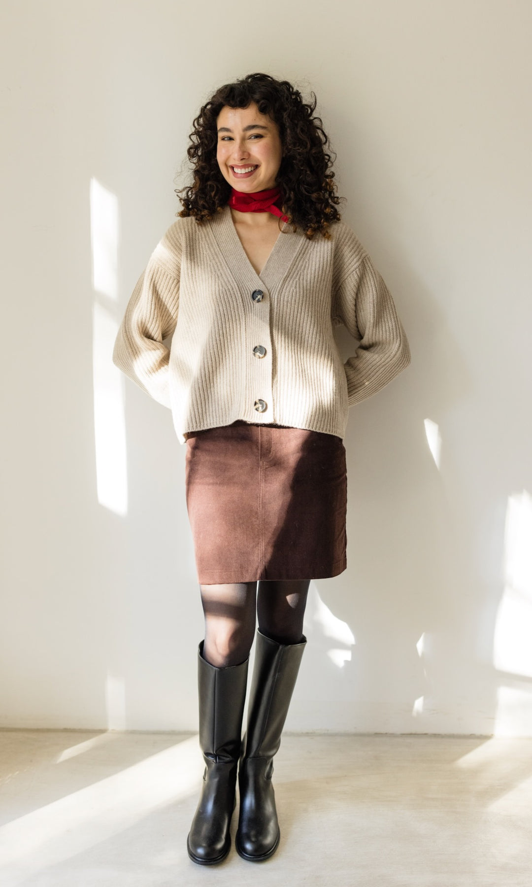 Cardigan (Merinowolle-Kaschmir)