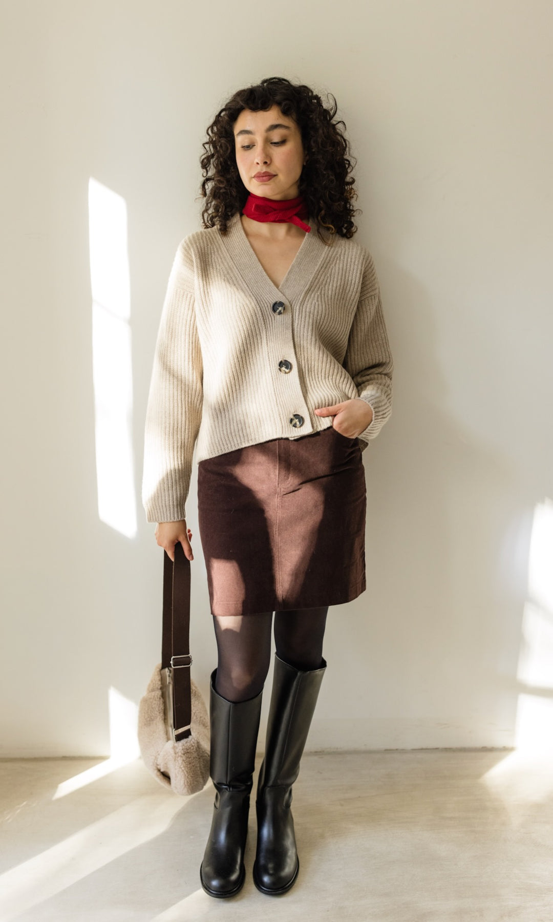 Cardigan (Merinowolle-Kaschmir)