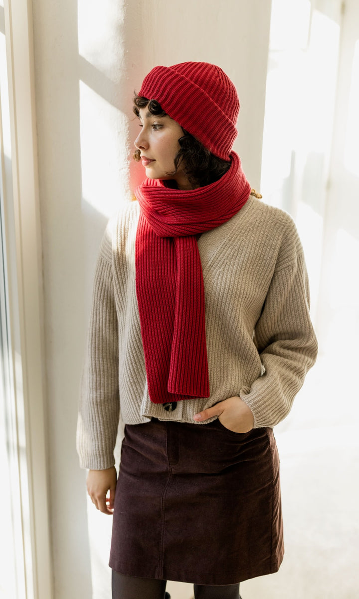 Minirock aus Cord in Chocolat