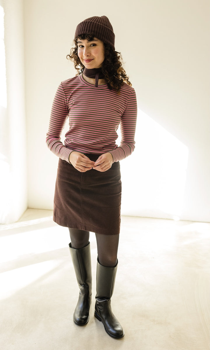 Gestreiftes Langarmshirt Zoé