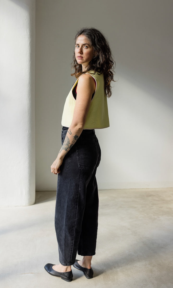 Leichte Wendbare Steppweste aus Bio Baumwolle