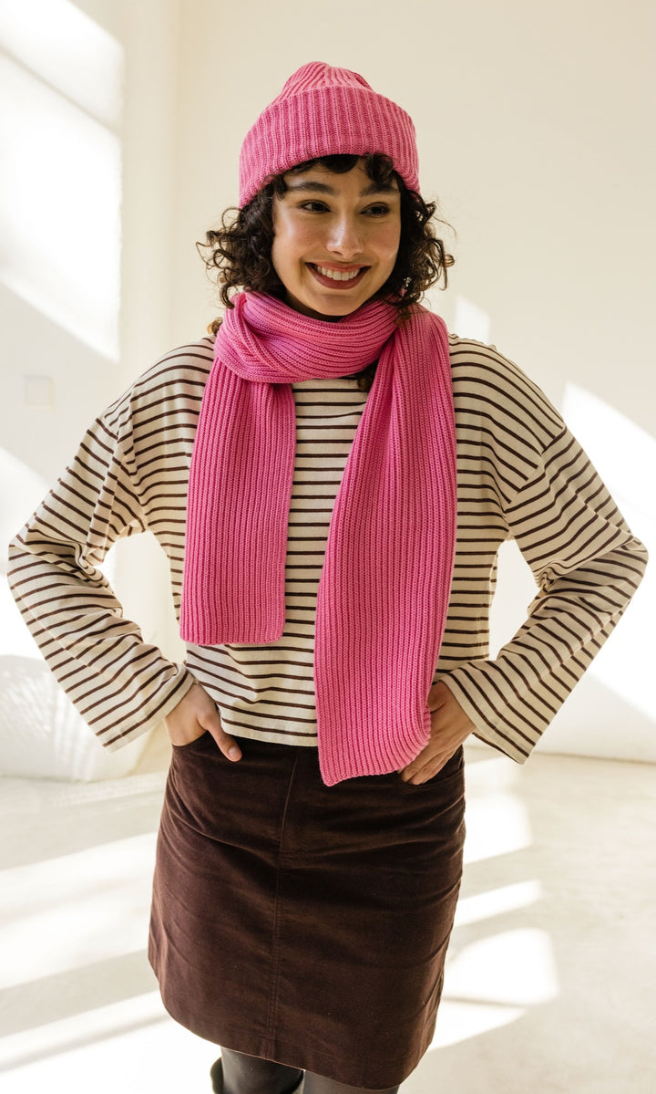 Strickmütze aus Baumwolle