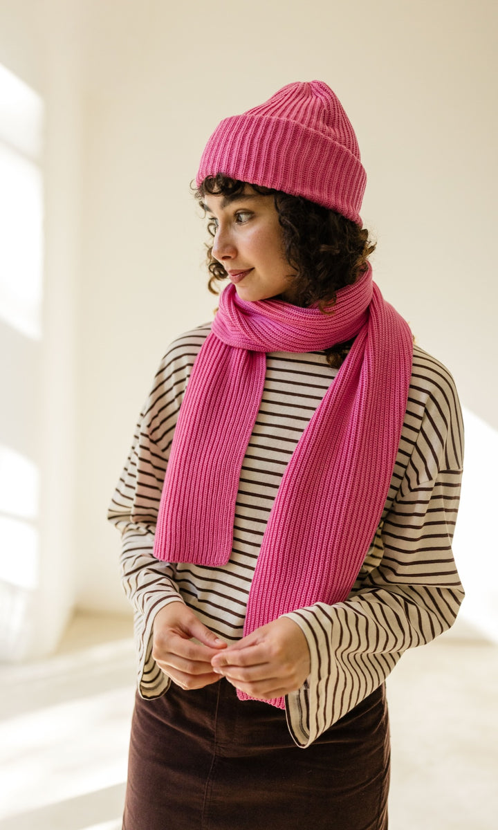 Strickmütze aus Baumwolle