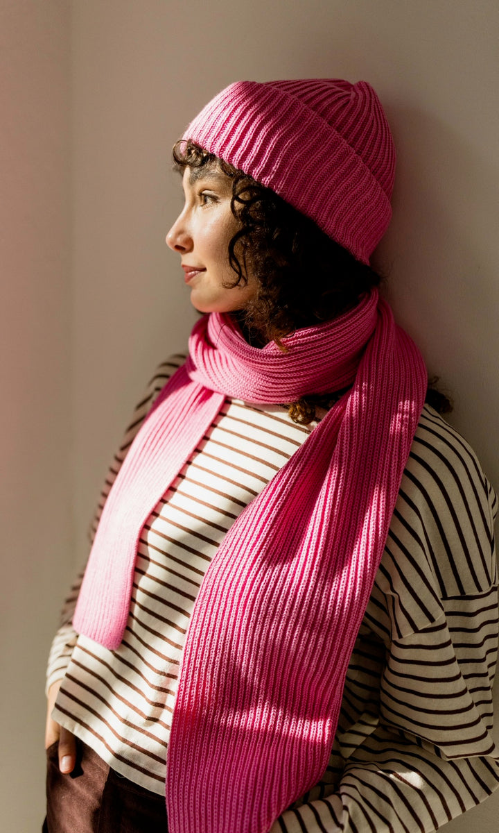 Strickmütze aus Baumwolle