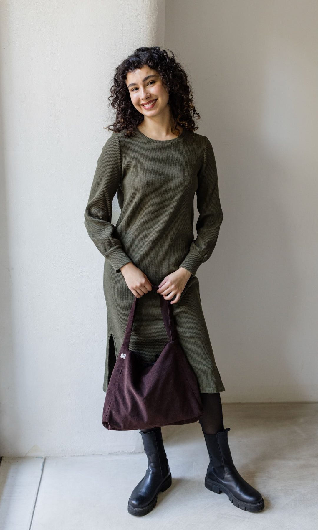 Langes Strickkleid Jules