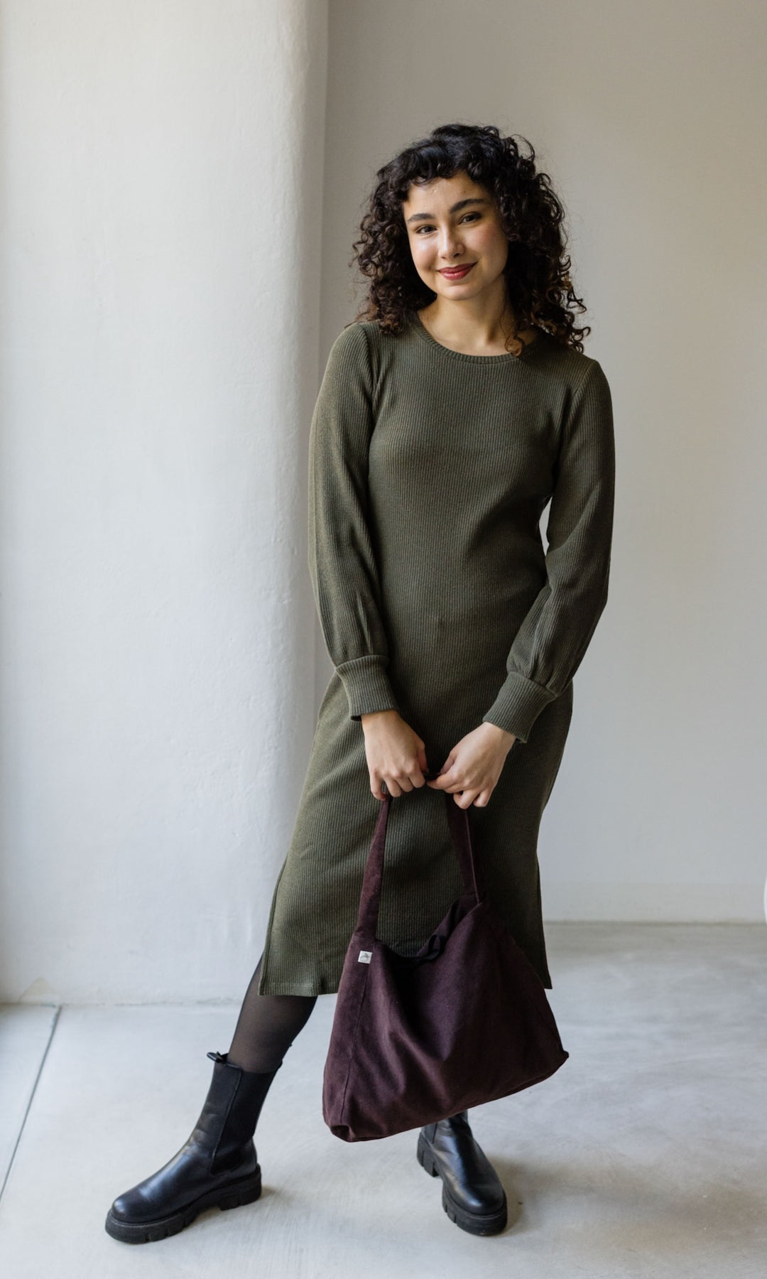 Langes Strickkleid Jules