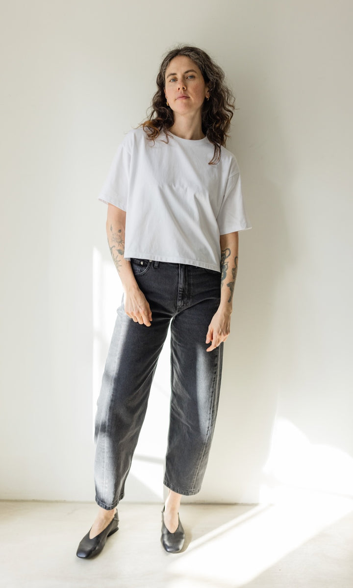 Oversized T-Shirt in Weiß