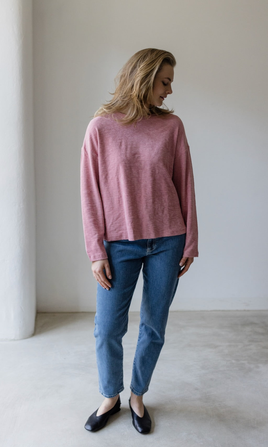 Jeans Mom Fit - abricot coco