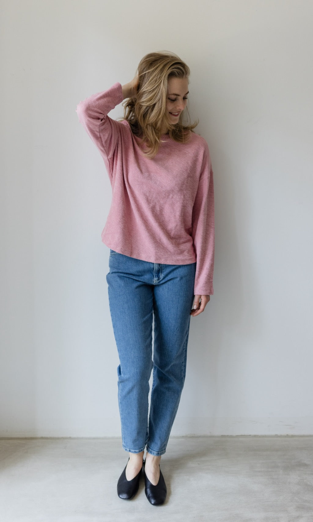 Jeans Mom Fit - abricot coco
