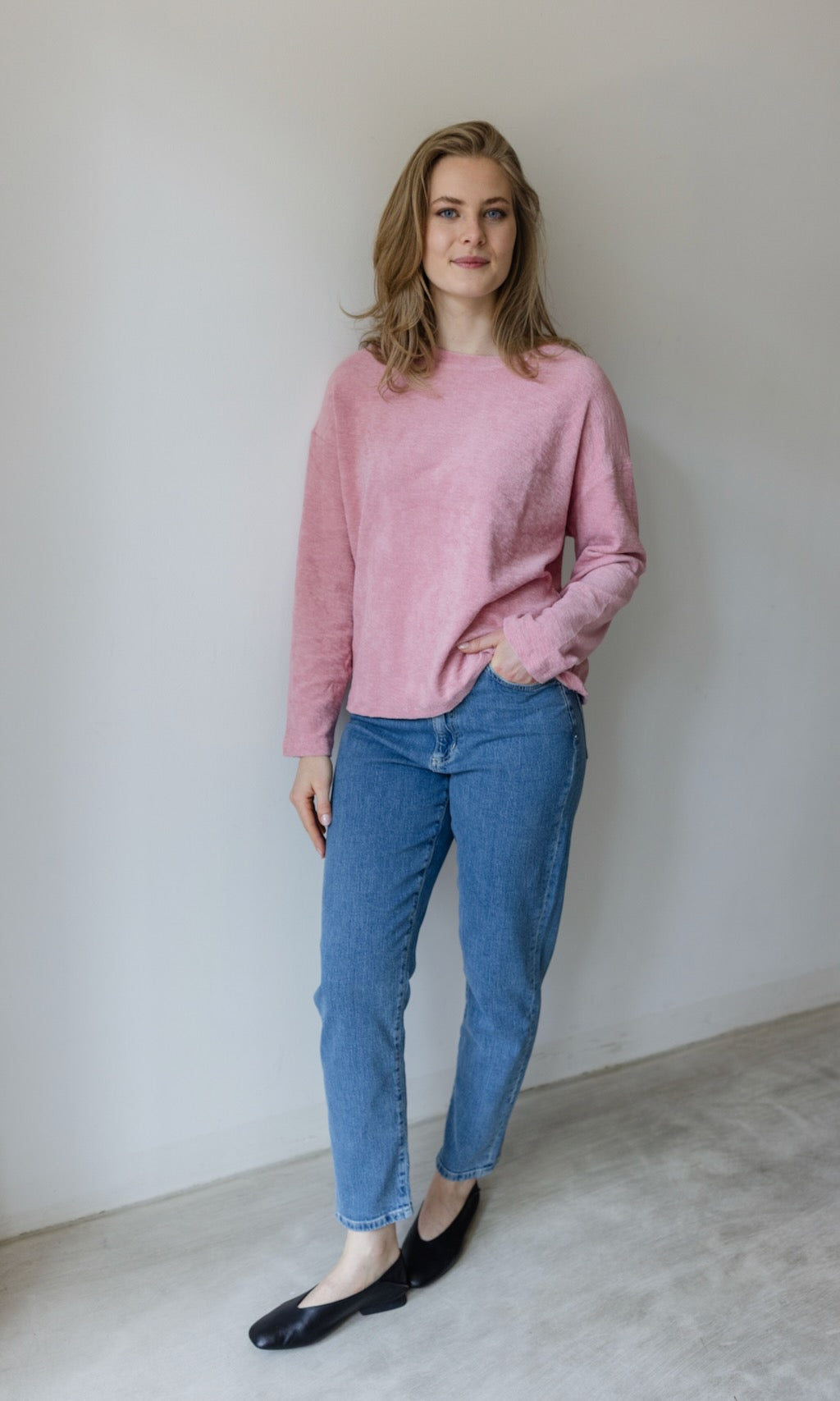 Jeans Mom Fit - abricot coco