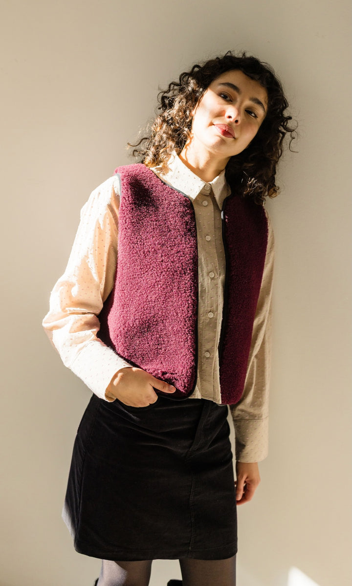 Cropped Oversized Hemd