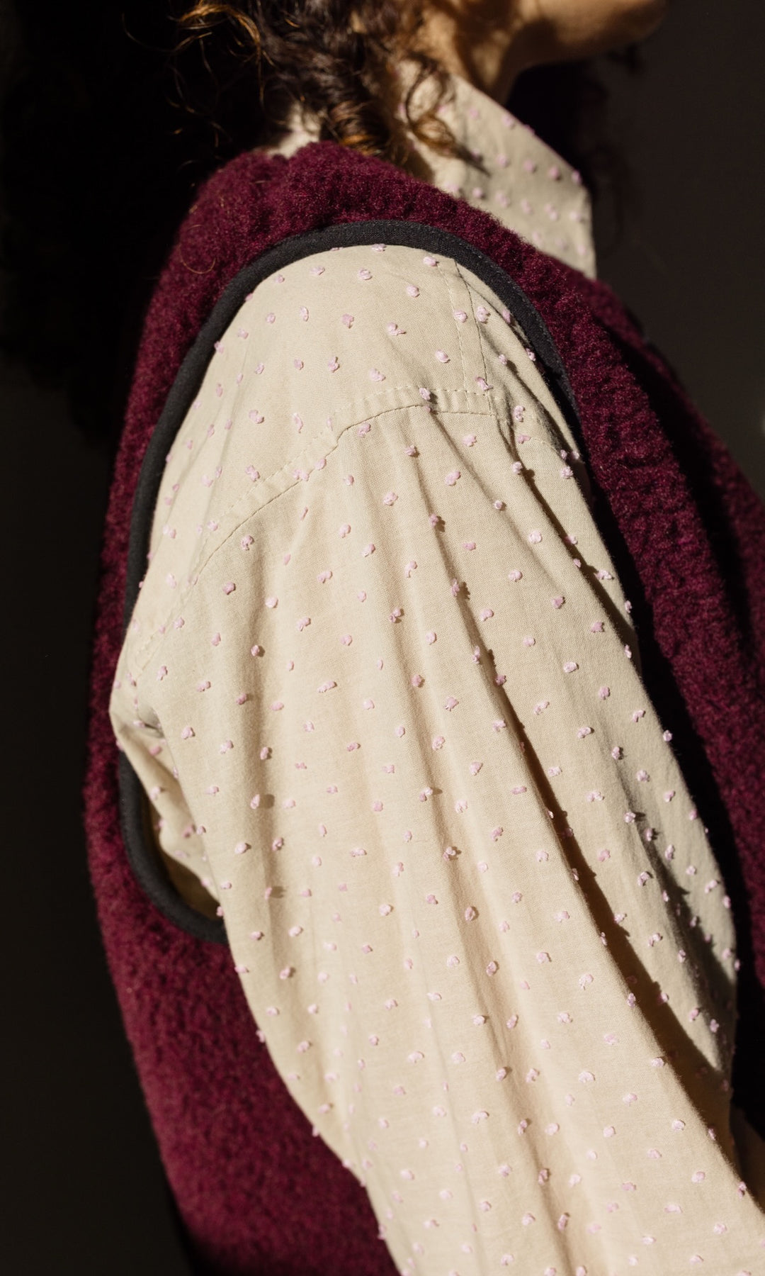 Cropped Oversized Hemd