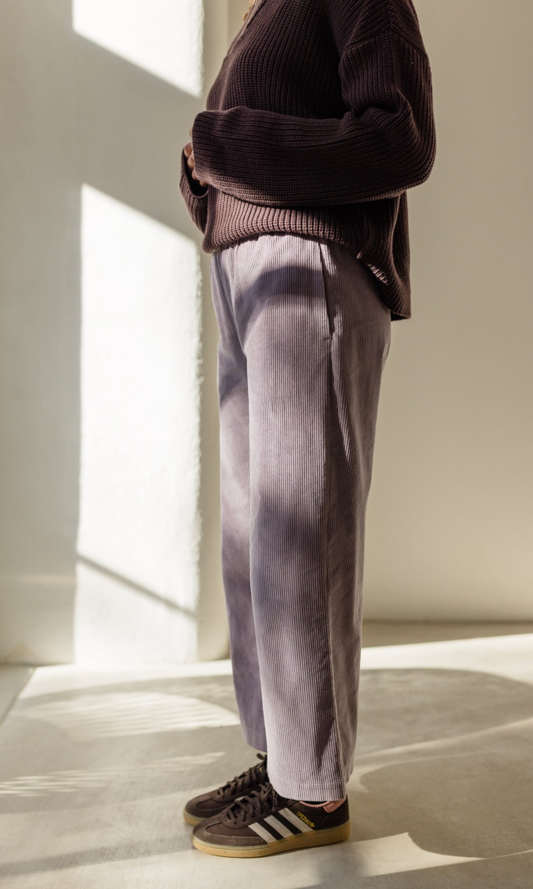 High Waist Culotte aus Cord