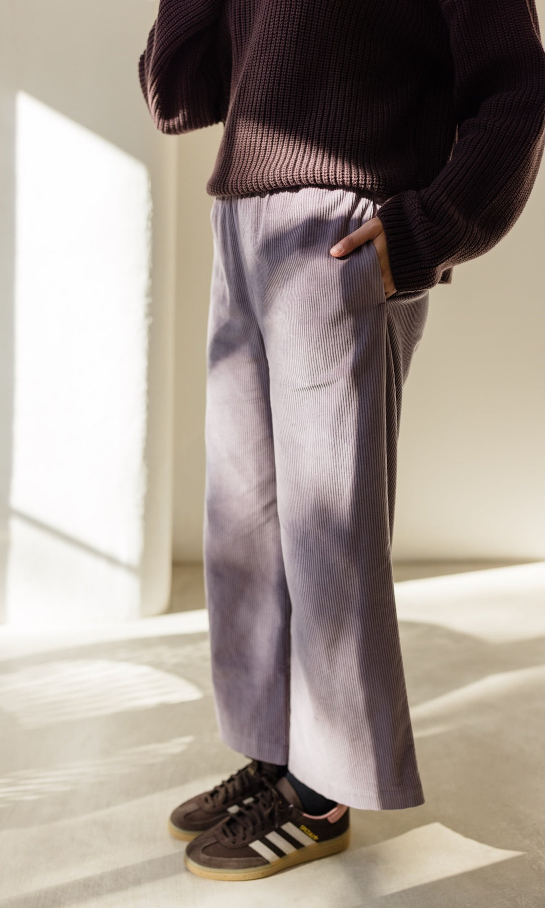 High Waist Culotte aus Cord