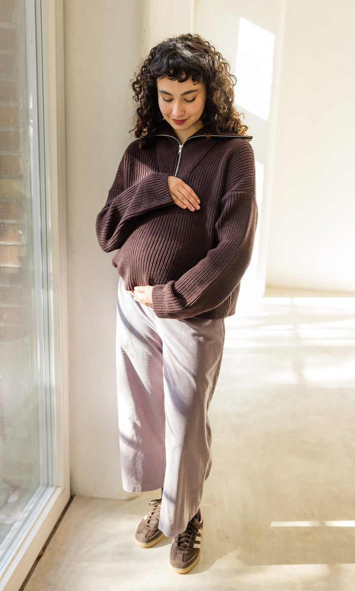 Culotte aus Cord für die Schwangerschaft