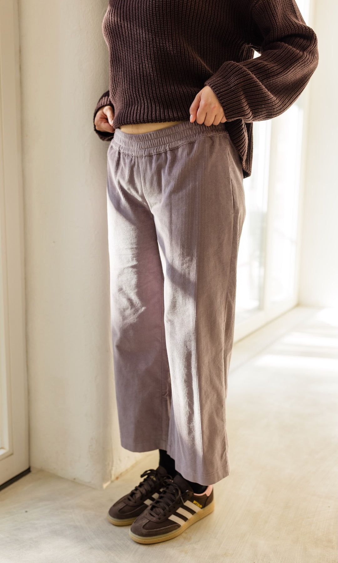 Culotte aus Cord für die Schwangerschaft