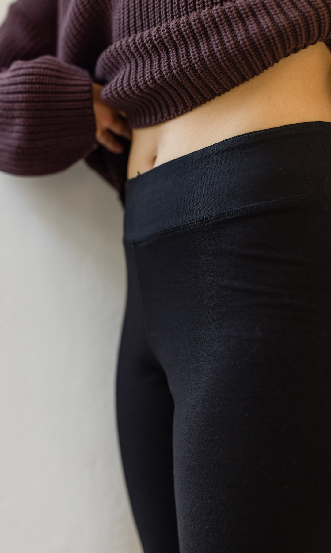 Leggings in schwarz