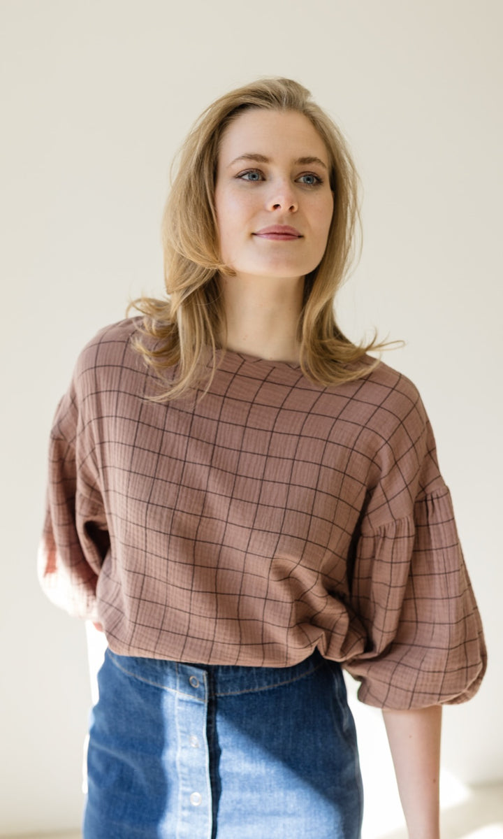 Bluse April - abricot coco