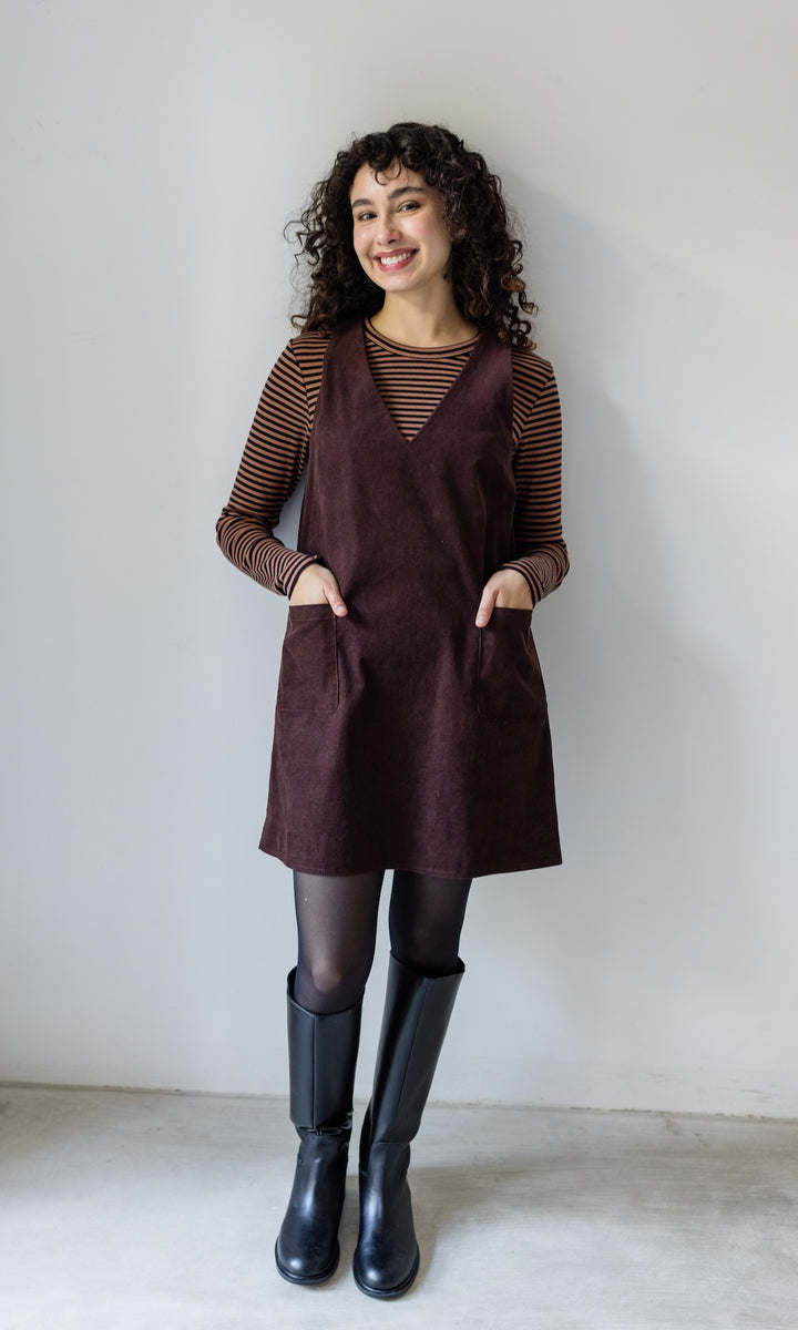 Minikleid aus Cord Audrey