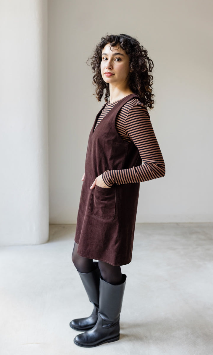 Minikleid aus Cord Audrey