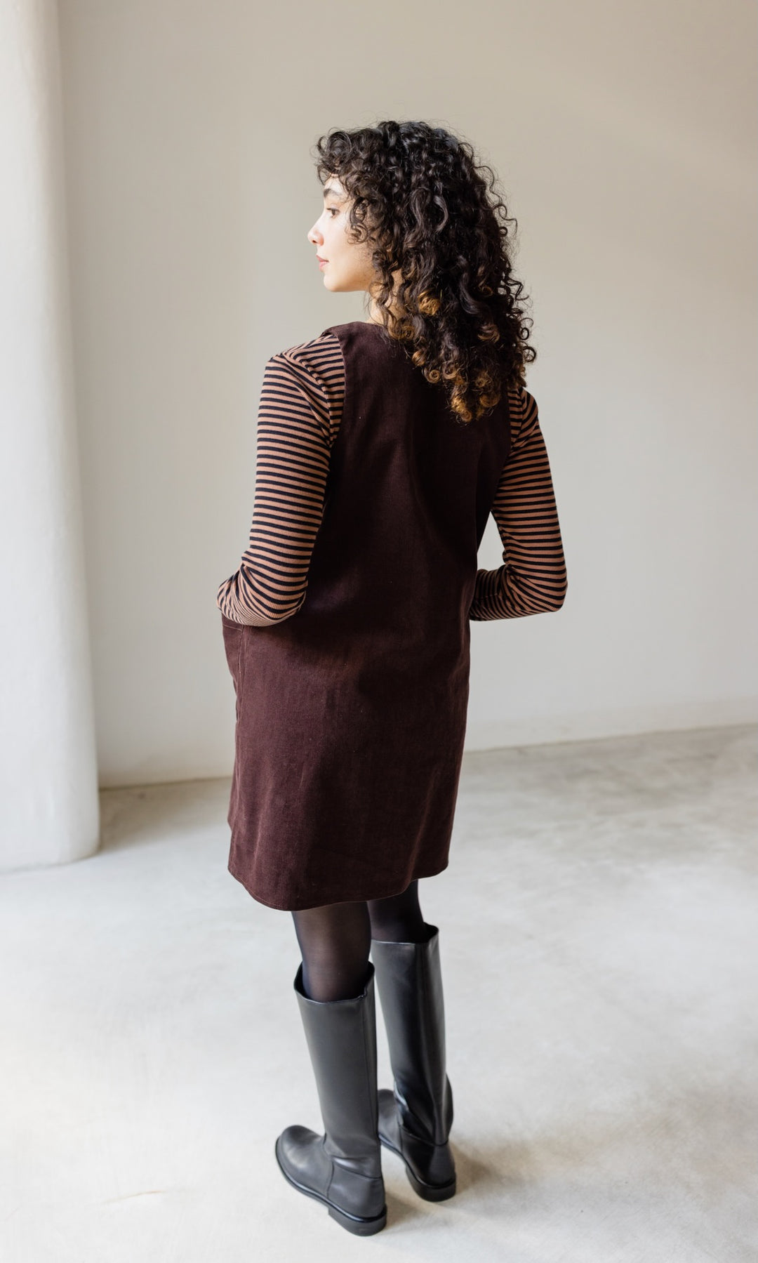 Minikleid aus Cord Audrey