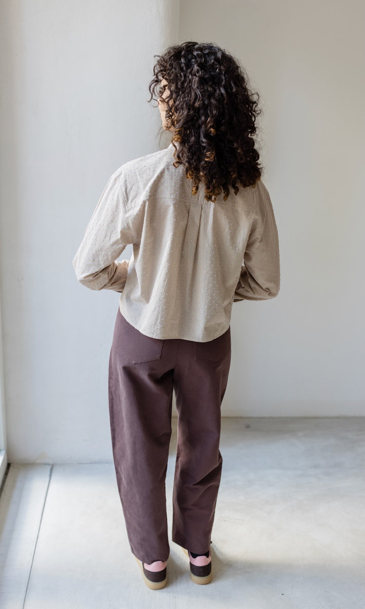 Cropped Oversized Hemd