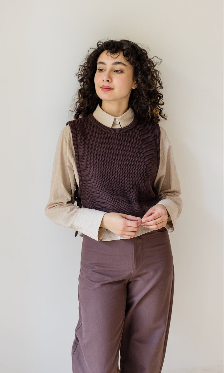 Barrel Hose in Braun