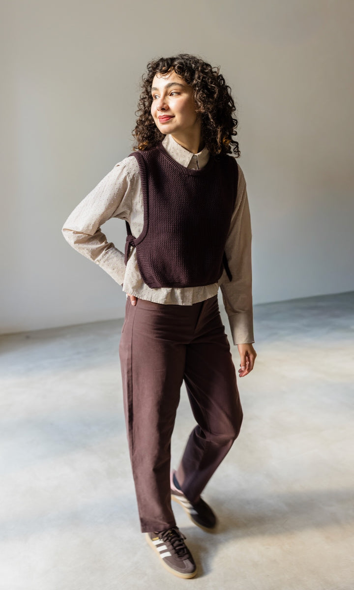 Barrel Hose in Braun