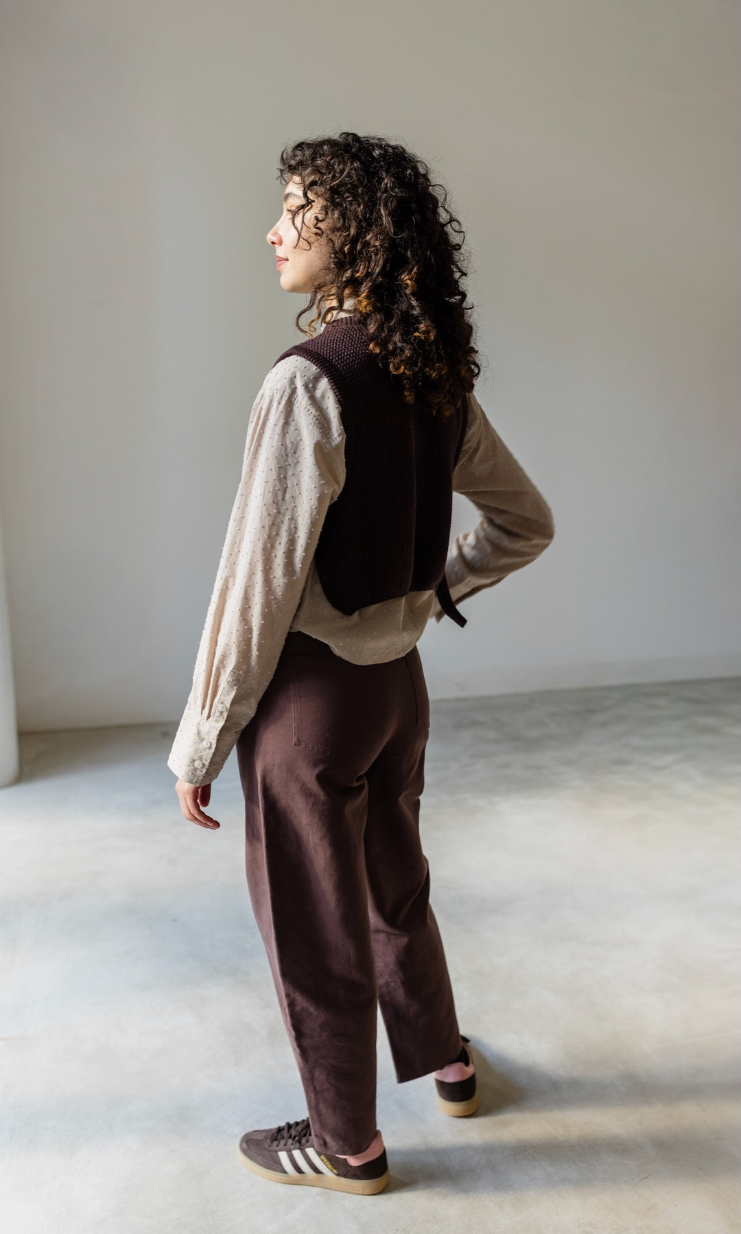 Barrel Hose in Braun