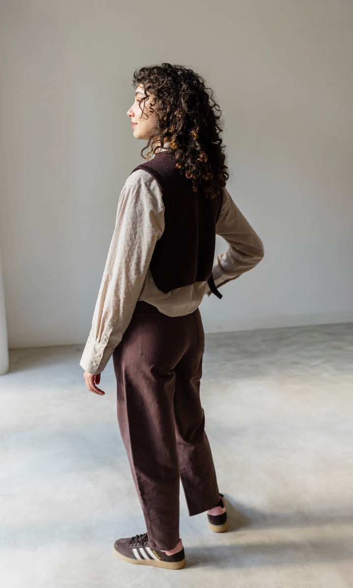 Barrel Hose in Braun