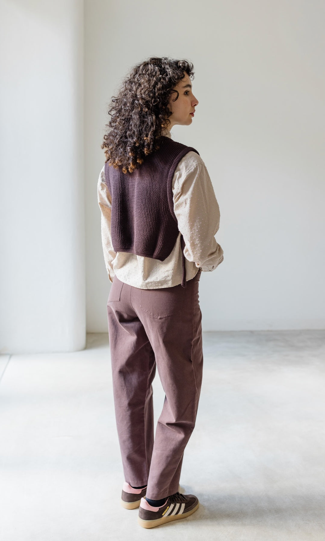 Barrel Hose in Braun