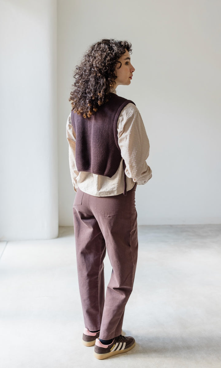 Barrel Hose in Braun