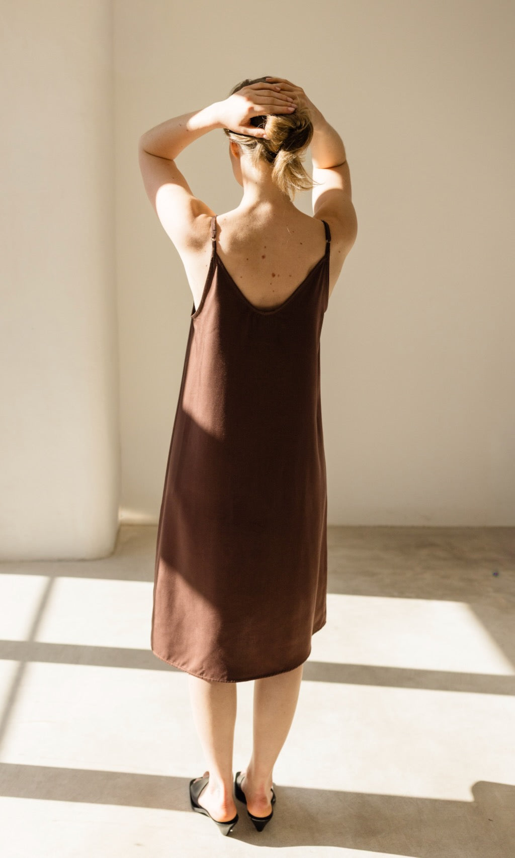 Slip Dress aus Lyocell