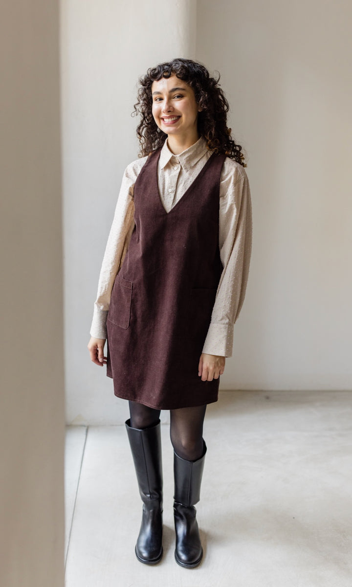 Minikleid aus Cord Audrey