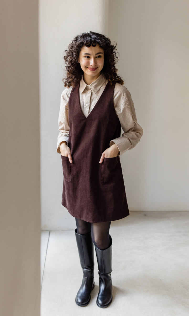 Minikleid aus Cord Audrey