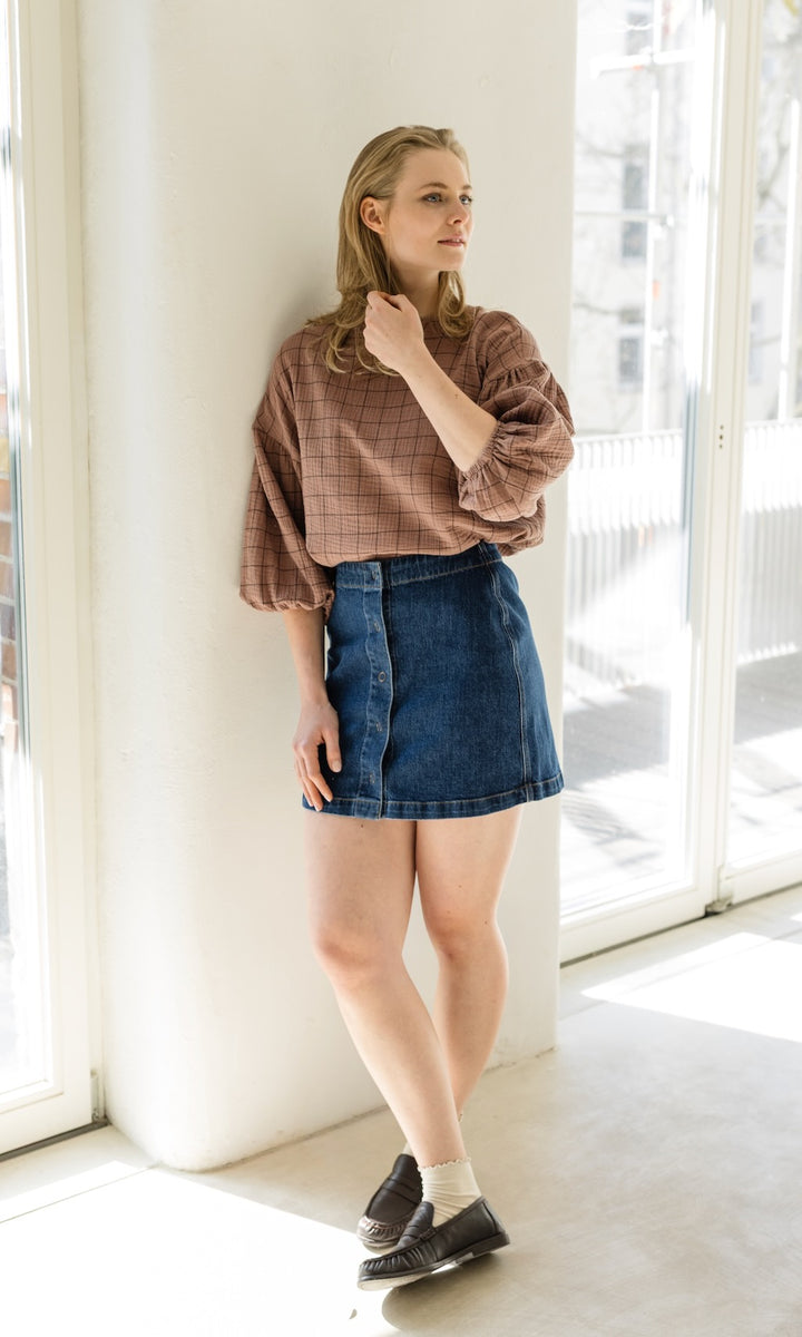 Bluse April - abricot coco