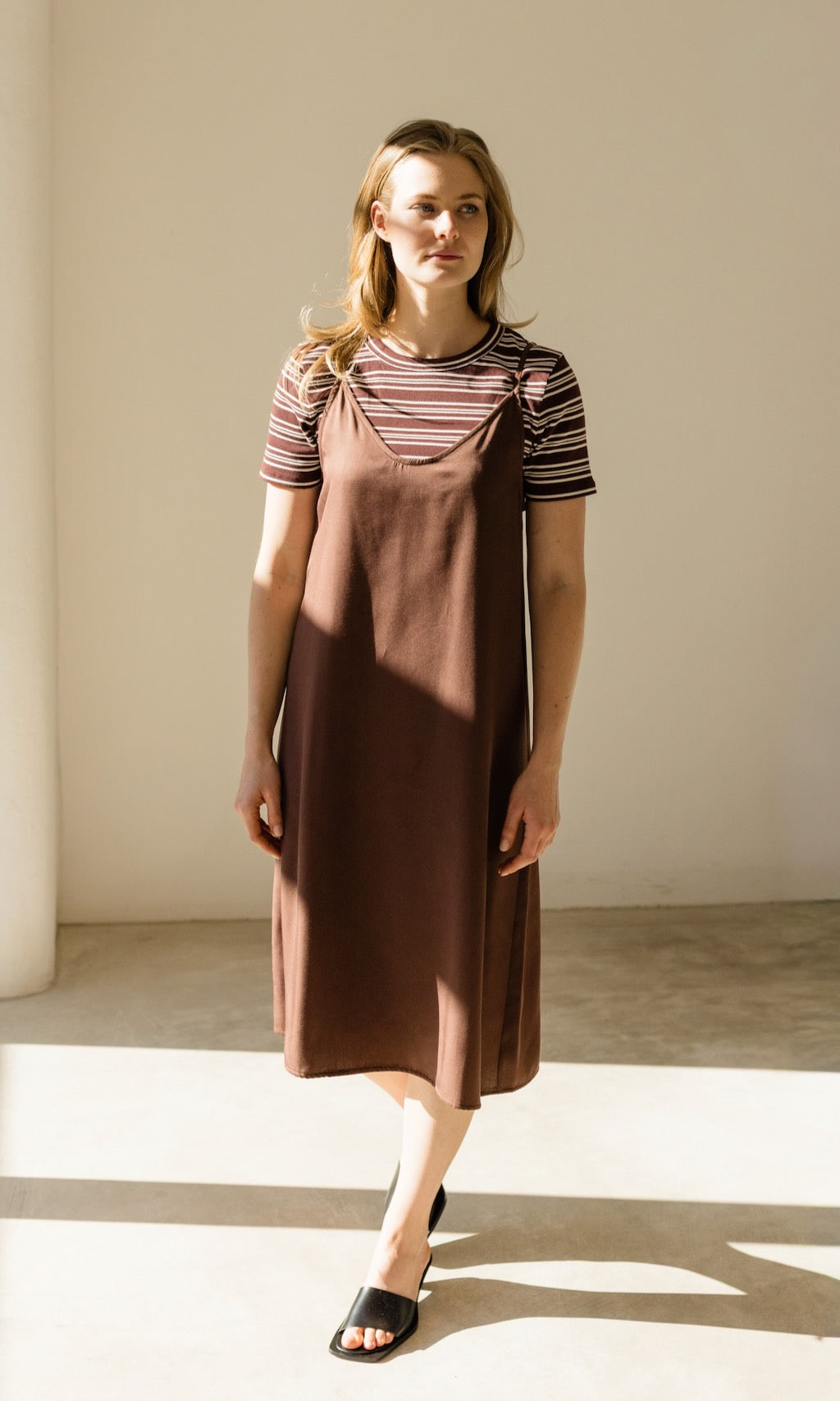 Slip Dress aus Lyocell