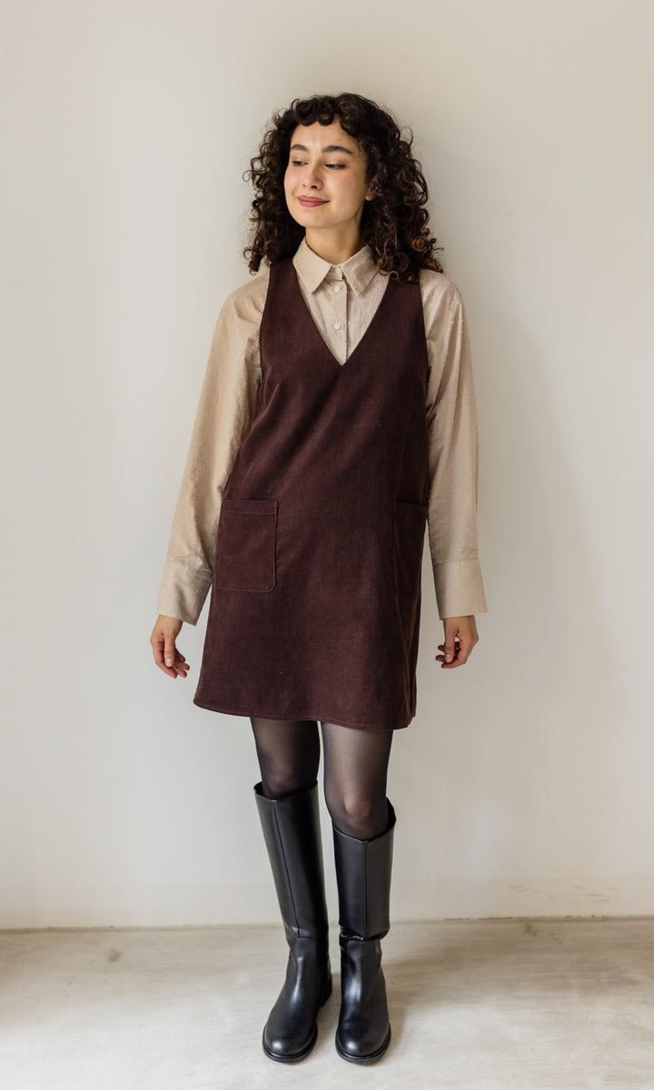 Minikleid aus Cord Audrey